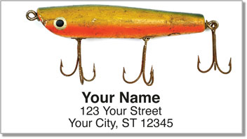 Antique Lure Address Labels