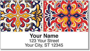 Spanish Tile Address Labels