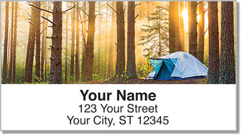 Camping & Hiking Address Labels