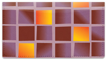 Colorful Tile Checkbook Cover