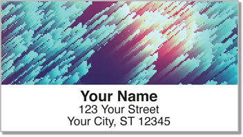 Colored Fiber Address Labels