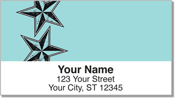 Nautical Star Address Labels