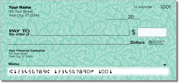 Green Leaves Checks