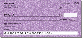 Violet Leaves Checks