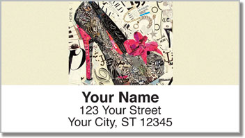 High Heel Address Labels