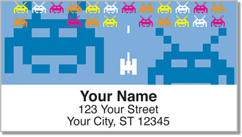 Retro Arcade Address Labels
