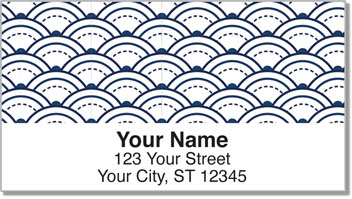 Seigaiha Address Labels