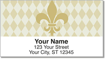Classic Fleur de Lis Address Labels
