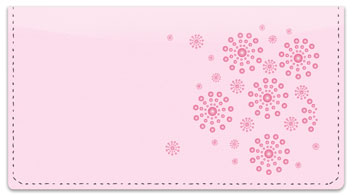 Circle Burst Checkbook Cover