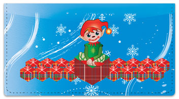 Christmas Elf Checkbook Cover