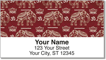 Wild Elephant Address Labels