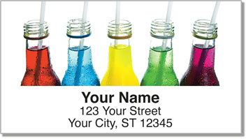 Soda Bottle Address Labels