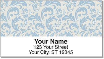 Damask Pattern Address Labels