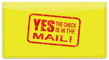 Check Writer Checkbook Cover