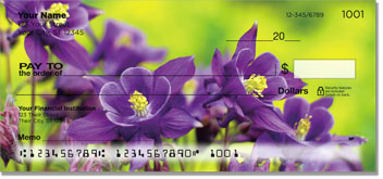 Purple Flower Checks