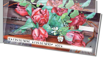 Shahmiri Flowers Side Tear Checks