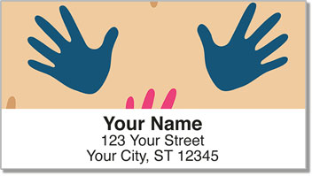 Hand & Footprint Address Labels