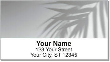 Palm Leaves Address Labels