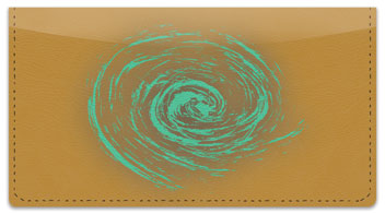 Chalk Glow Checkbook Cover