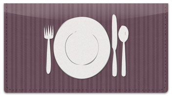 Catering Checkbook Cover