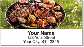 BBQ Grilling Address Labels