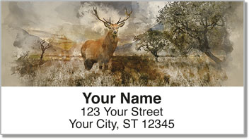 Watercolor Deer Address Labels