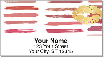 Lipstick Address Labels