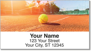 Tennis Address Labels