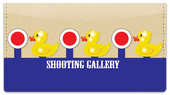 Carnival Game Checkbook Cover