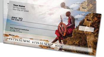 Maasai Tribe Side Tear Checks