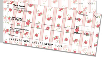 Floral Fabric Side Tear Checks
