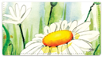 Daisy Field Checkbook Cover