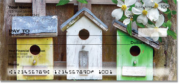 Country Birdhouse Checks