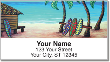 Surf's Up Address Labels