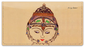 Shahmiri Tiles Checkbook Cover