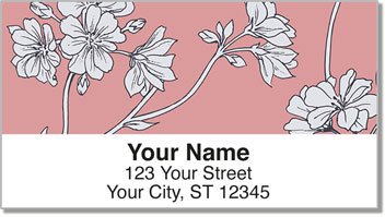 Shower of Flowers Address Labels
