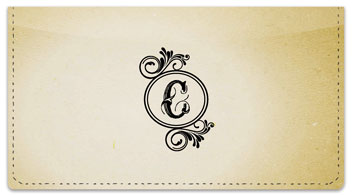 C Monogram Checkbook Cover