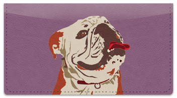 Bulldog Checkbook Cover