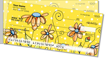 Orange Daisies Side Tear Checks