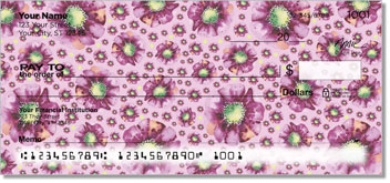 Violet Poppies Checks