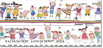 Cartoon Kid Checks