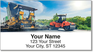 Road Construction Address Labels