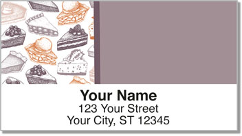 Pie Recipe Address Labels
