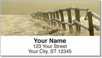 Country Fence Address Labels