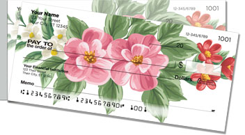 Tropical Flower Side Tear Checks