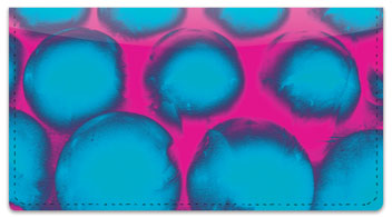 Bubble Pattern Checkbook Cover