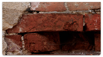 Brick Wall Checkbook Cover
