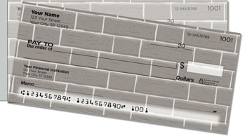 Colored Brick Side Tear Checks