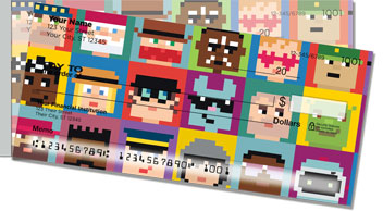 Pretty Pixel Side Tear Checks