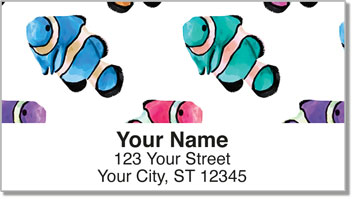Painted Clown Fish Address Labels